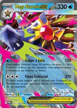 Mega Starmie ex 021/88 &ndash; Equil&iacute;brio Perfeito