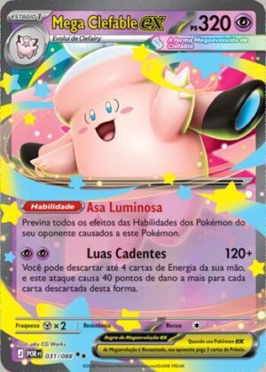 Mega Clefable ex 031/88 &ndash; Equil&iacute;brio Perfeito